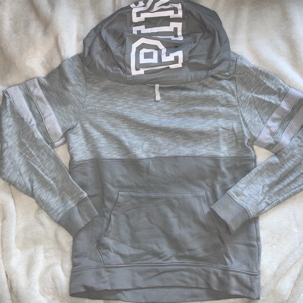 VS PINK Gray Pullover Hoodie